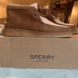 NEW Sperry Topsider Chukka Leather/Suede Men's Shoes Boots size 8